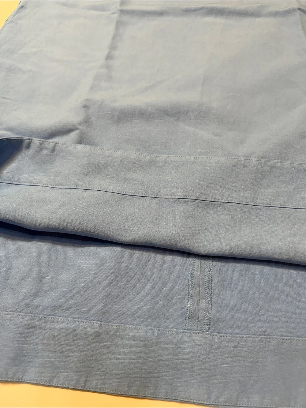 Uniqlo Blue Linen-Blend Mini Dress M NWT - Picture 3 of 8